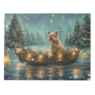 Cairn Terrier Christmas Festive Voyage Notepad