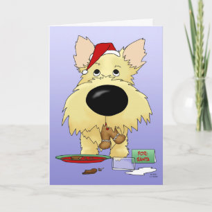 Cairn Terrier Christmas Holiday Card