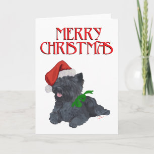 Cairn Terrier Christmas Holiday Card