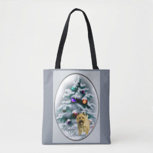 Cairn Terrier Christmas Tote Bag