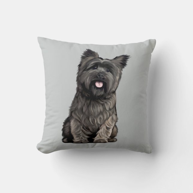Cairn Terrier Cushion (Front)