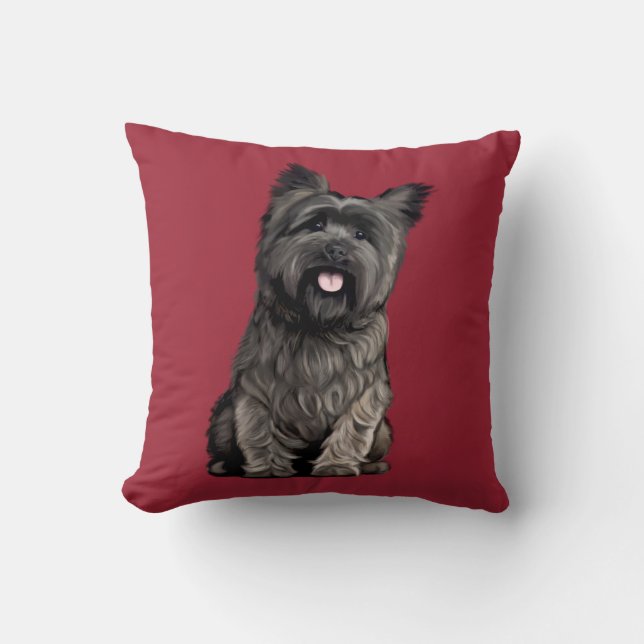 Cairn Terrier Cushion (Front)