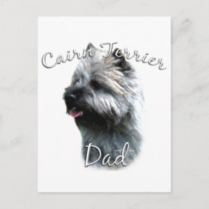 Cairn Terrier Dad 2 Postcard