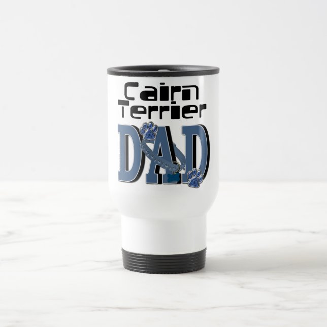 Cairn Terrier DAD Travel Mug (Center)