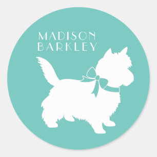 Cairn Terrier Dog Puppy Classic Round Sticker