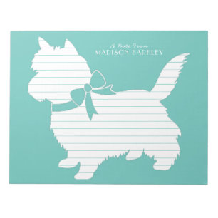 Cairn Terrier Dog Puppy Notepad