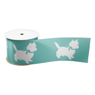 Cairn Terrier Dog Puppy Satin Ribbon