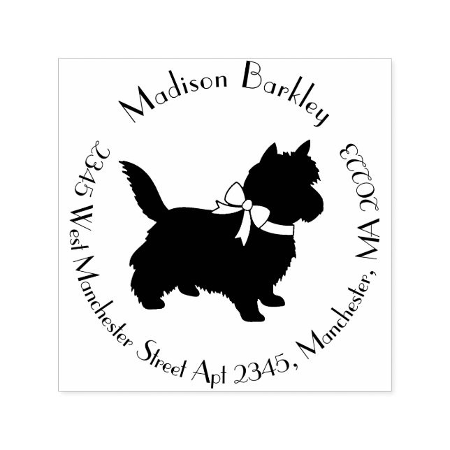 Cairn Terrier Dog Puppy Self-inking Stamp (Design)