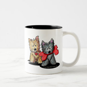 Cairn Terrier Duo Two-Tone Coffee Mug