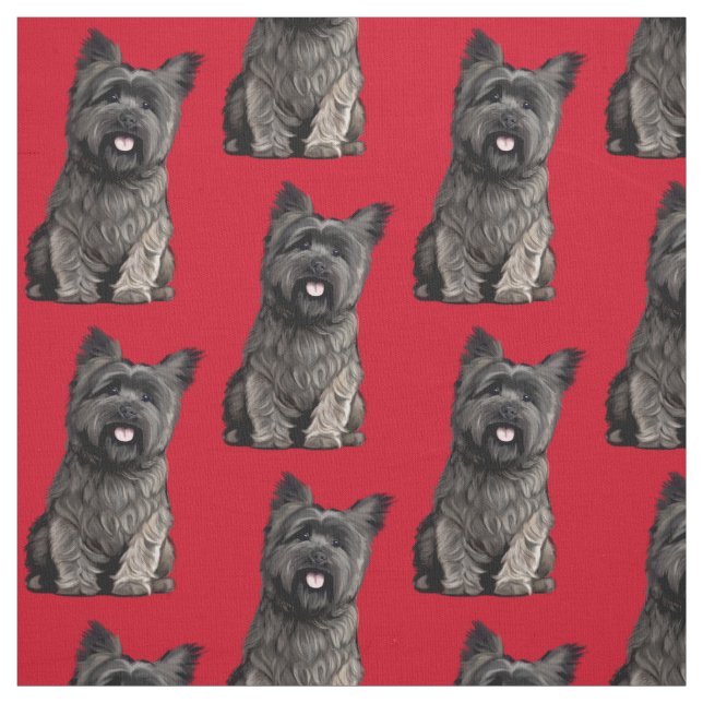 Cairn Terrier Fabric (Swatch)