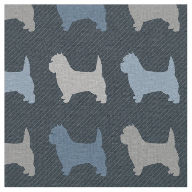 Cairn Terrier Fabric (Close Up)