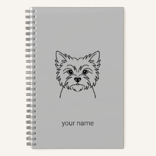 Cairn Terrier   Heritage Minimalist Signature Pers Notebook