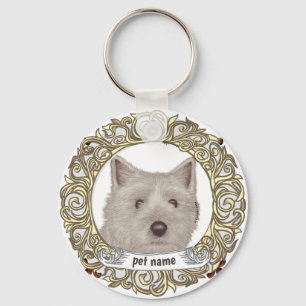 Cairn Terrier  Key Ring