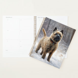 Cairn Terrier Let It Snow Christmas Planner