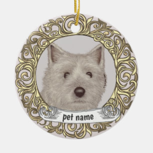 Cairn Terrier Loving Memory ornament