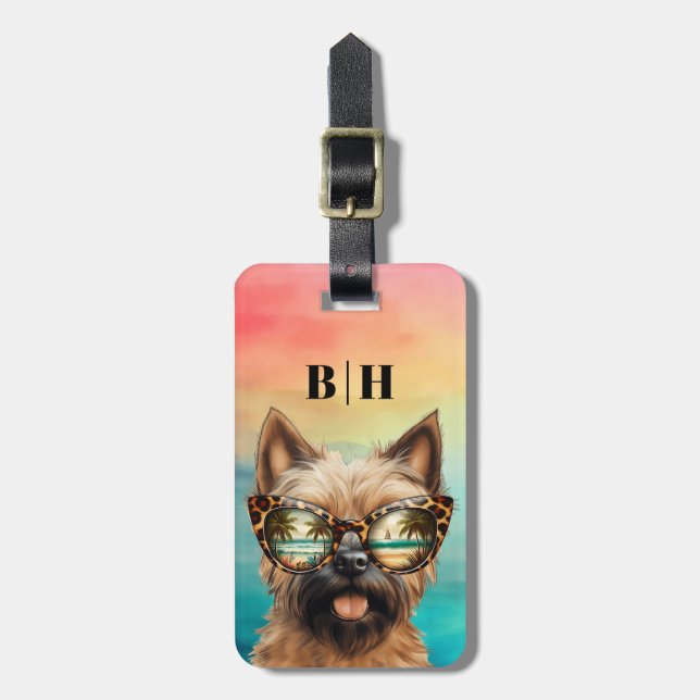 Cairn Terrier Luggage Tag (Front Vertical)
