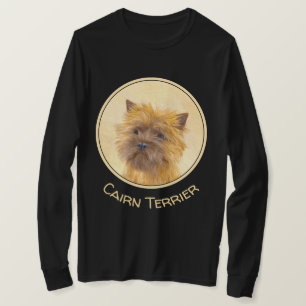 Cairn Terrier Painting - Cute Original Dog Art T-Shirt