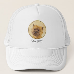 Cairn Terrier Painting - Cute Original Dog Art Trucker Hat