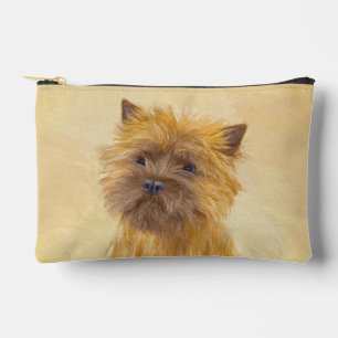 Cairn Terrier Painting Cute Original Pet Dog Art Accessory Pouch