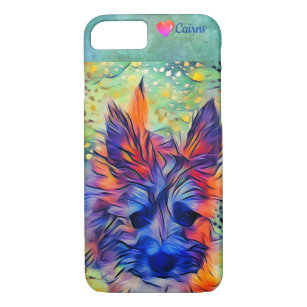 Cairn Terrier Puppy Dog Cute Colourful iPhone Case