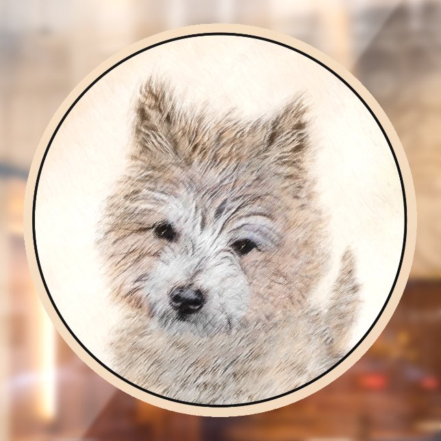 Cairn Terrier Puppy Painting - Original Dog Art (Sheet 2)
