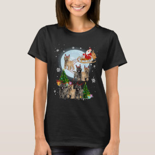 Cairn Terrier Reindeer Christmas Cairn Terrier T-Shirt