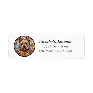 Cairn Terrier Return Address Labels