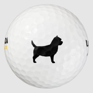 Cairn Terrier Silhouette Golf Balls
