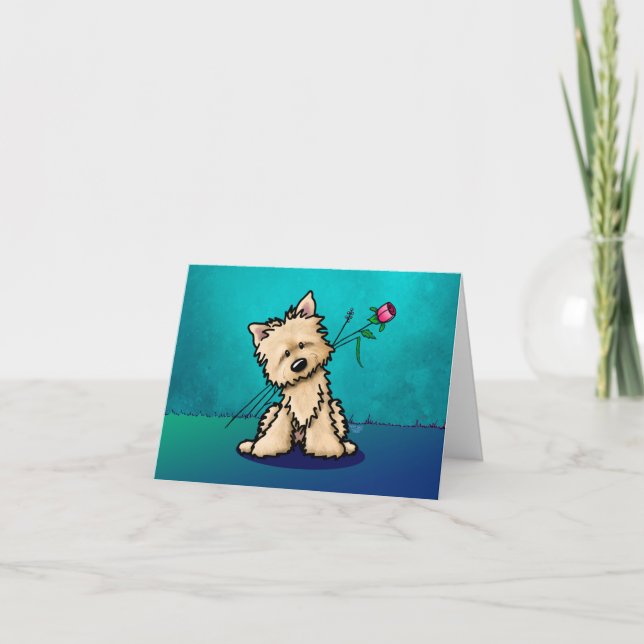 Cairn Terrier Thank You Card (Front)