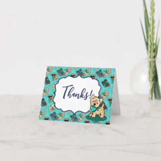 Cairn Terrier Thank You Card