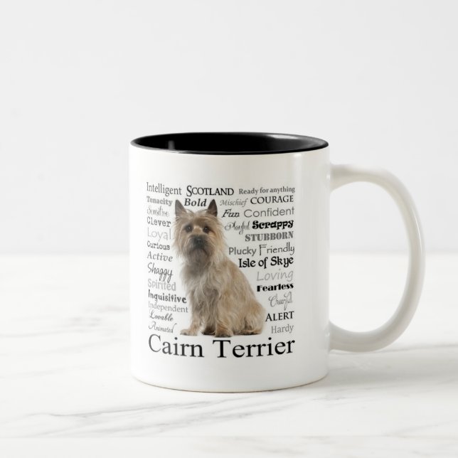 Cairn Terrier Traits Mug (Right)