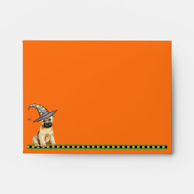 Cairn Terrier Witch Envelope (Front)