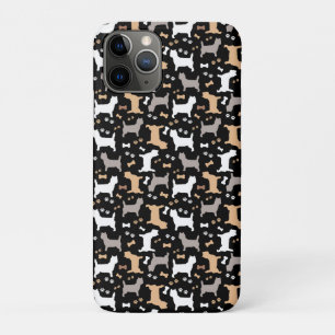 Cairn Terriers Carin Dog Breed Pattern in Black  Case-Mate iPhone Case