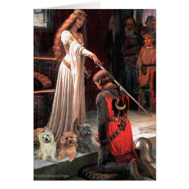 Cairn Terriers (Three) - The Accolade (Front)