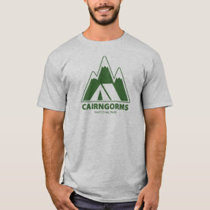 Cairngorms National Park Mountains Camping T-Shirt