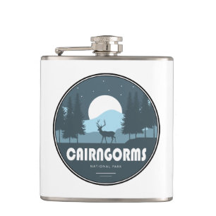 Cairngorms National Park Scotland Deer Hip Flask