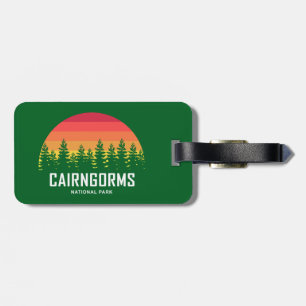 Cairngorms National Park Scotland Luggage Tag