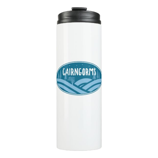 Cairngorms National Park Scotland Outdoors Thermal Tumbler (Front)