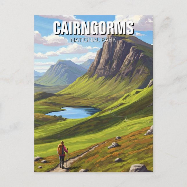 Cairngorms National Park Scotland Postcard (Front)
