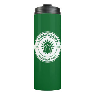 Cairngorms National Park Scotland Sun Trees Thermal Tumbler