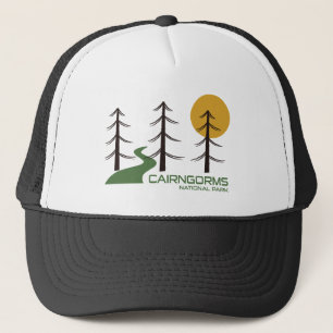 Cairngorms National Park Scotland Trail Trucker Hat