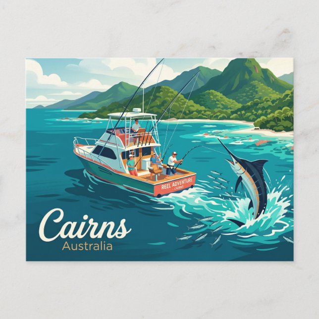 Cairns Australia Postcard (Front)