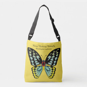 Cairns Birdwing Butterfly Dorsal and Ventral Crossbody Bag