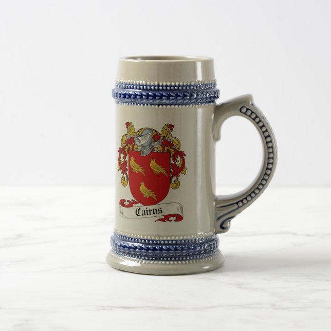 Cairns Coat of Arms Stein - Family Crest (Right)