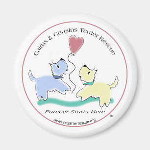 Cairns & Cousins Terrier Rescue Logo Magnet