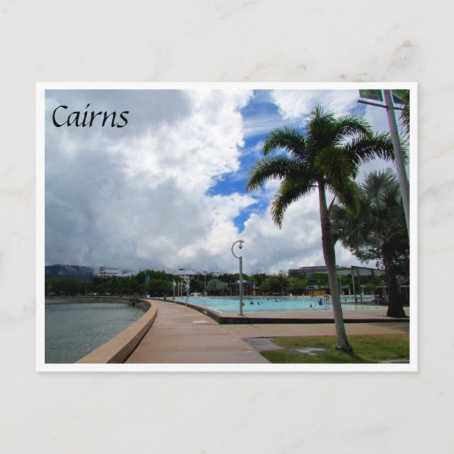 cairns esplanade lagoon postcard (Front)