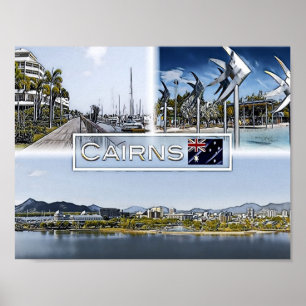 Cairns - Queensland - Australia - Mosaic - Poster
