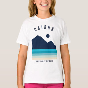 Cairns Queensland Australia Retro Vintage Beach T-Shirt