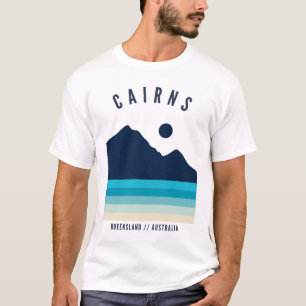 Cairns Queensland Australia Retro Vintage Beach T-Shirt