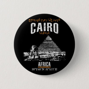 Cairo 6 Cm Round Badge